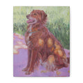 "Princess Matilda"    Golden Retriever Art Canvas Print — Matte Stretched Pet Portrait