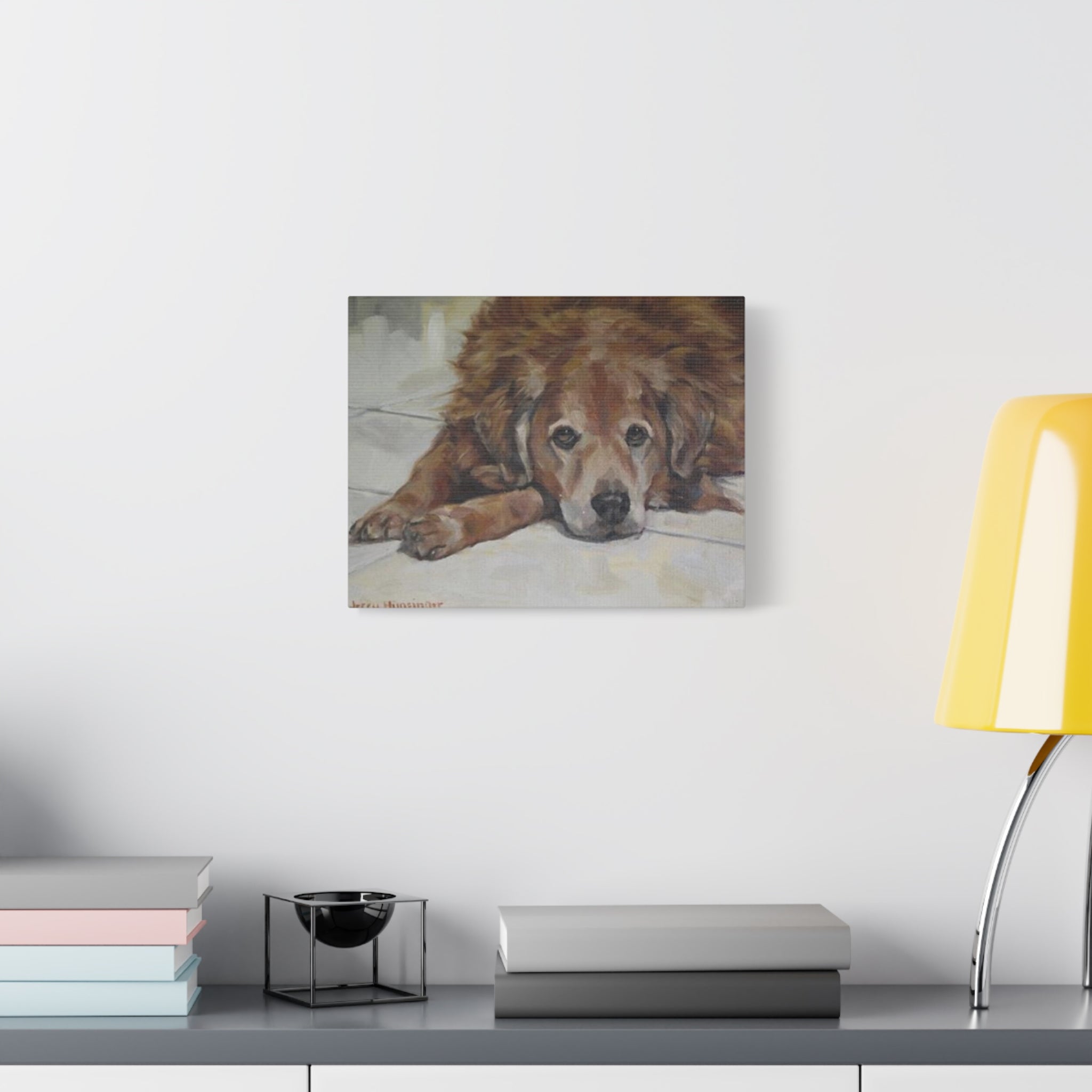 "Matilda"  Golden Retriever Portrait Canvas - Matte Stretched Wall Art