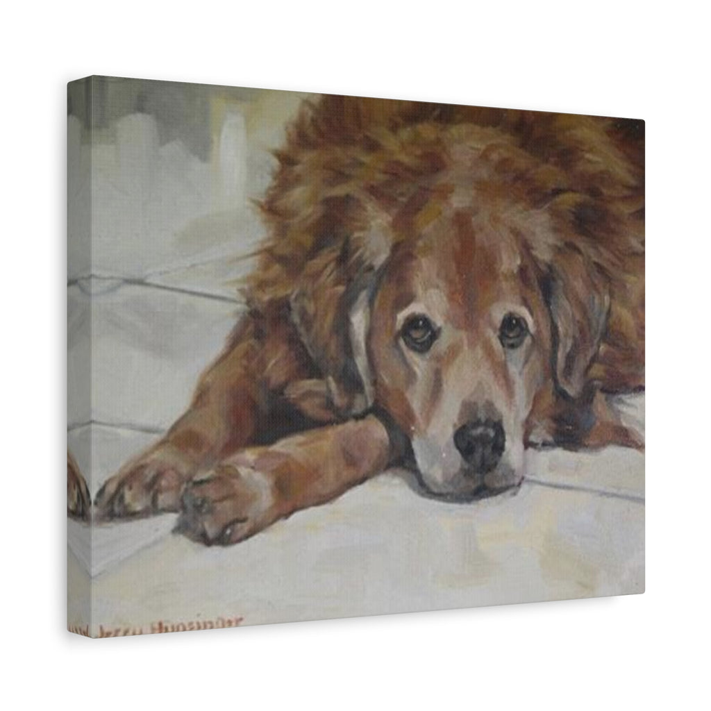 "Matilda"  Golden Retriever Portrait Canvas - Matte Stretched Wall Art
