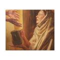 "A Servant's Heart"   Religious Oil Painting Canvas Print — 'Offering' Matte Stretched Wall Art