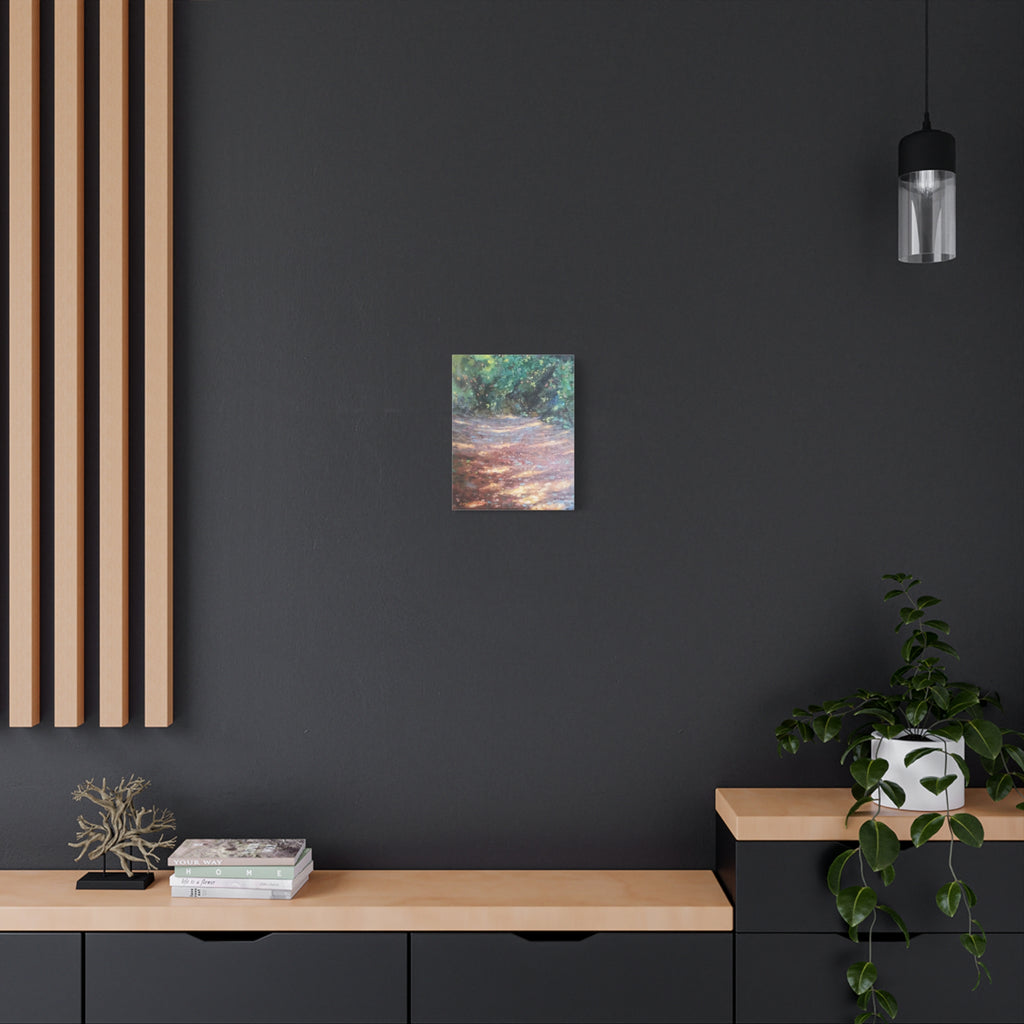 "Where He Leads"      Woodland Path Matte Canvas Wall Art — Stretched 1.25"