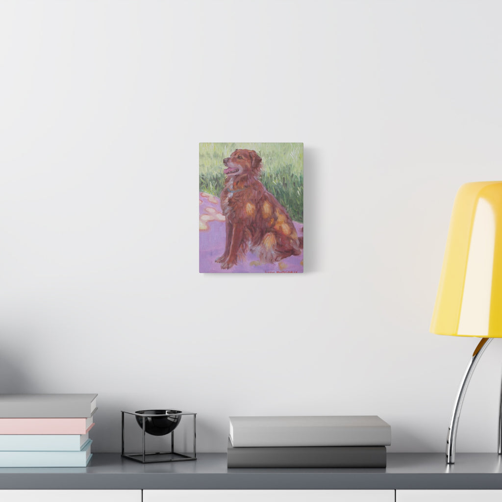 "Princess Matilda"    Golden Retriever Art Canvas Print — Matte Stretched Pet Portrait