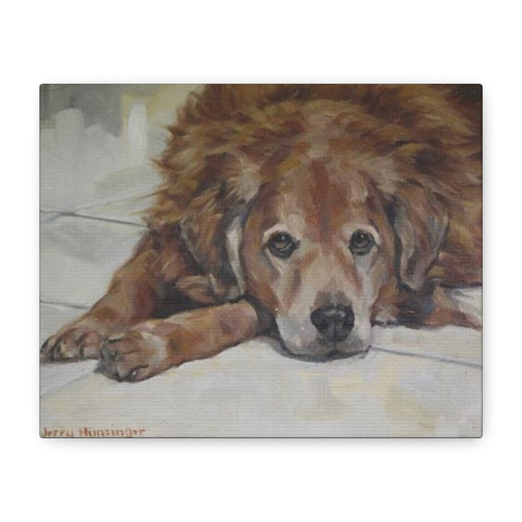 "Matilda"  Golden Retriever Portrait Canvas - Matte Stretched Wall Art