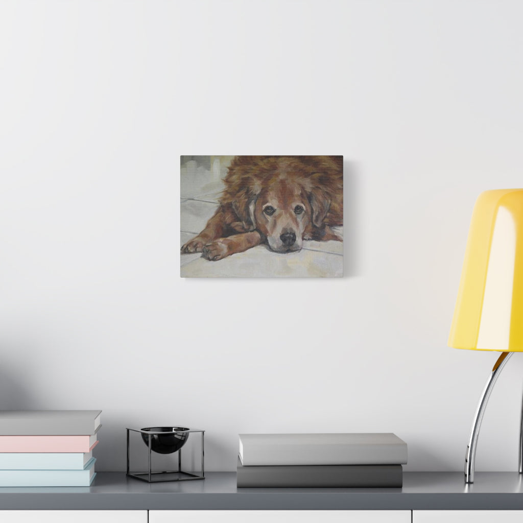 "Matilda"  Golden Retriever Portrait Canvas - Matte Stretched Wall Art