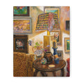 "A Room Full of Memories"   Still Life Lamp Scene Matte Canvas Print — Cozy Living Room Wall Art