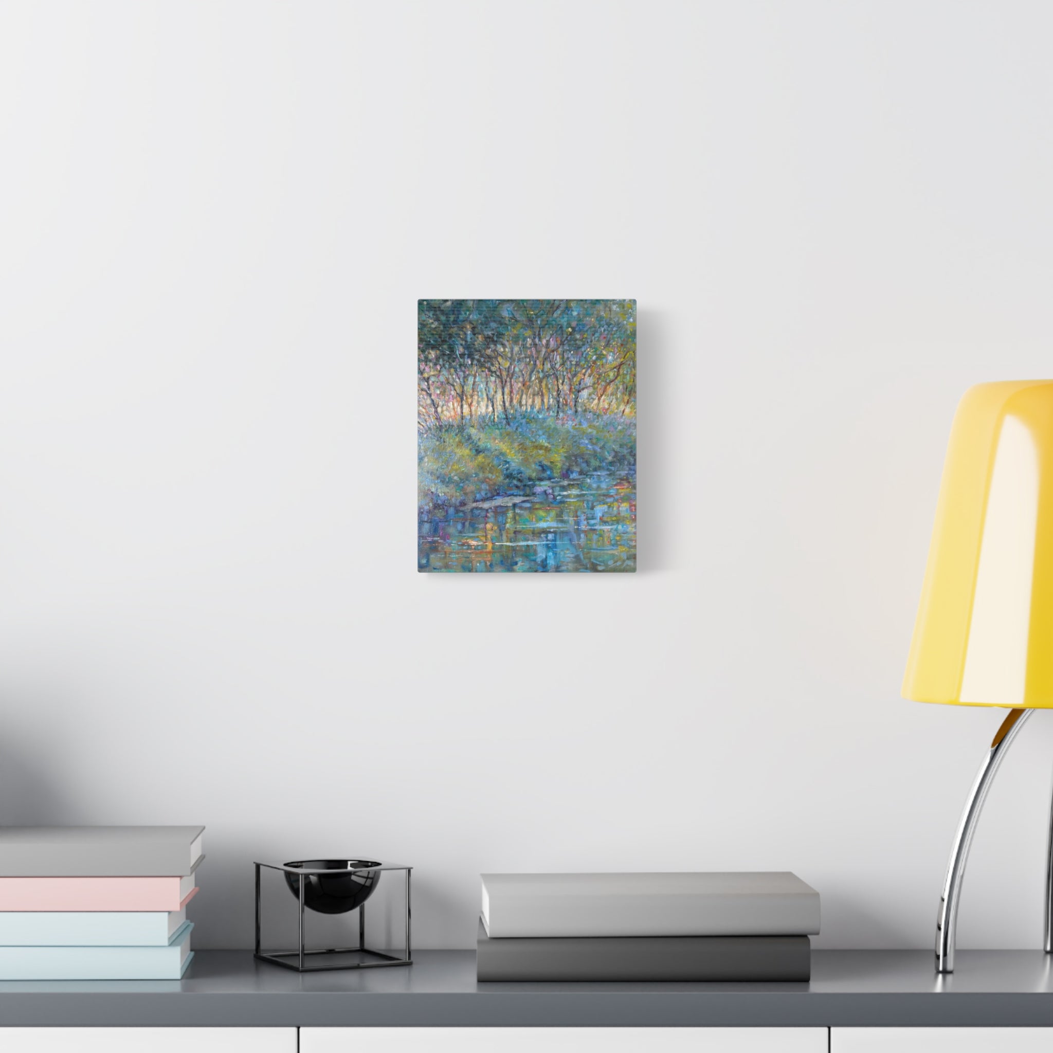 "The Stand"    Canvas Wall Art — Tranquil Woodland Stream Matte Stretched Canvas