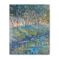 "The Stand"    Canvas Wall Art — Tranquil Woodland Stream Matte Stretched Canvas
