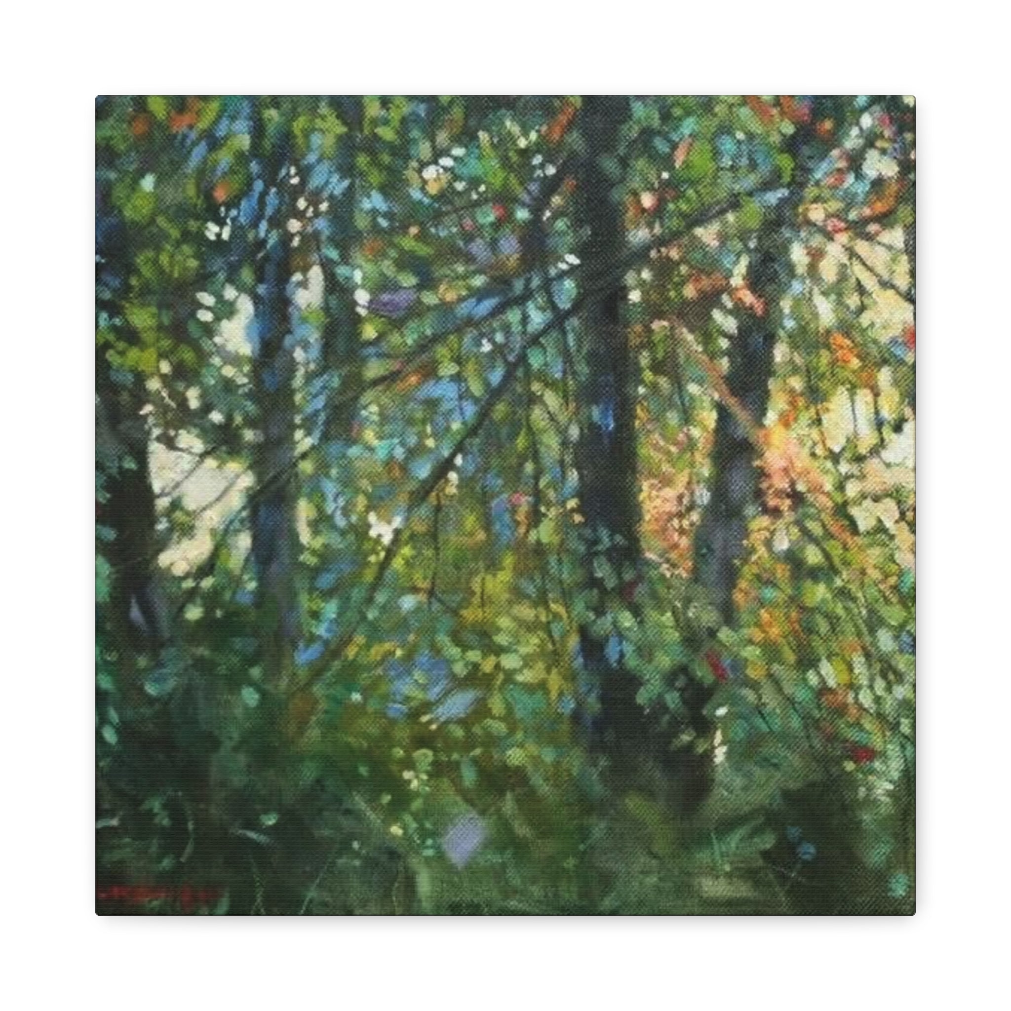 "In His Midst"   Forest Light Matte Canvas Wall Art — Stretched 1.25"