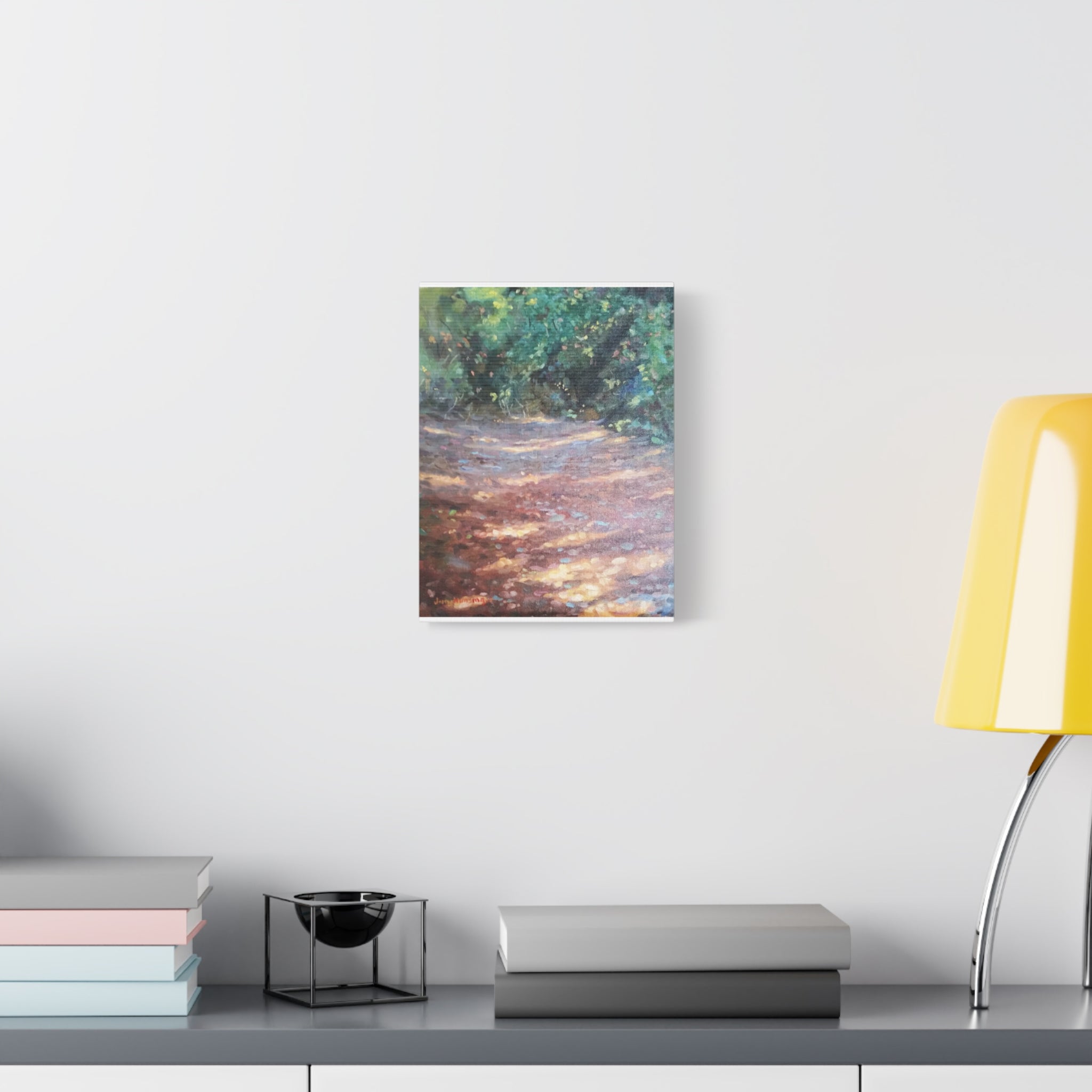 "Where He Leads"      Woodland Path Matte Canvas Wall Art — Stretched 1.25"