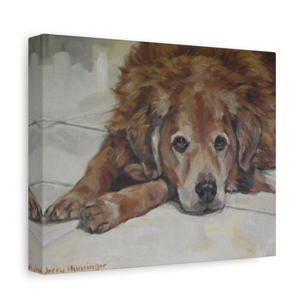 "Matilda"  Golden Retriever Portrait Canvas - Matte Stretched Wall Art