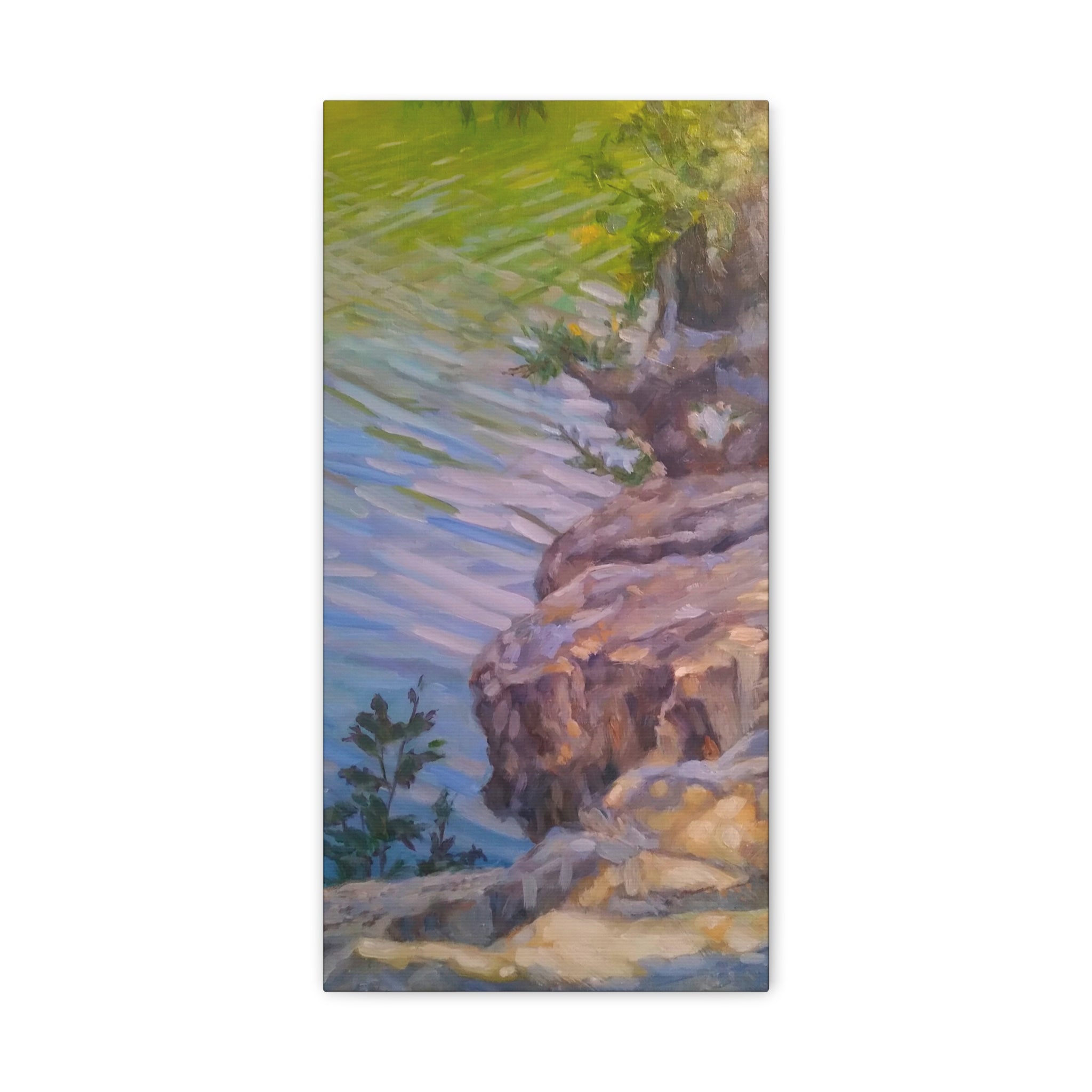 "The Cliff"     Lake Cliff Matte Canvas Print — Stretched 1.25"